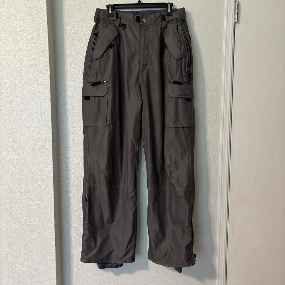 Turbine Snowboarding Men's Gray Cargo Pants